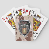 18th Field Artillery Brigade Desert Storm Pokerkaarten (Achterkant)