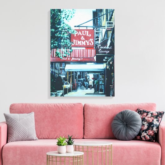 18th Street Sparkle Canvas Afdruk (Insitu (Woonkamer))