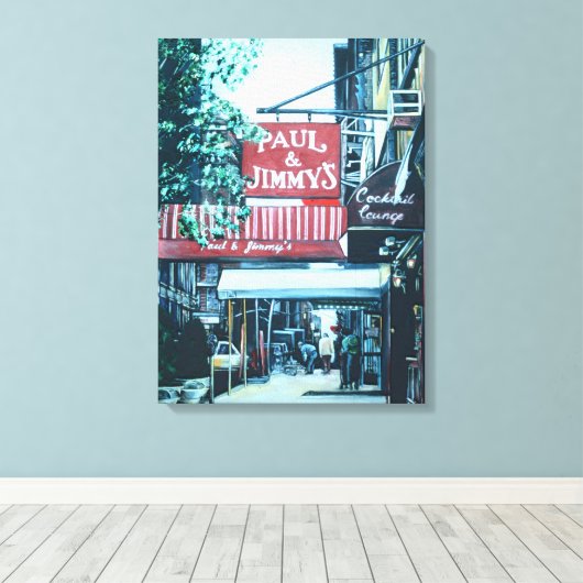 18th Street Sparkle Canvas Afdruk (Insitu (Houten vloer))