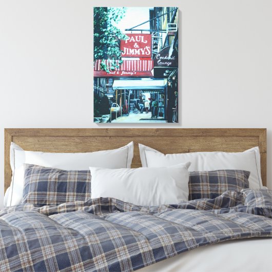 18th Street Sparkle Canvas Afdruk (Insitu (Slaapkamer))