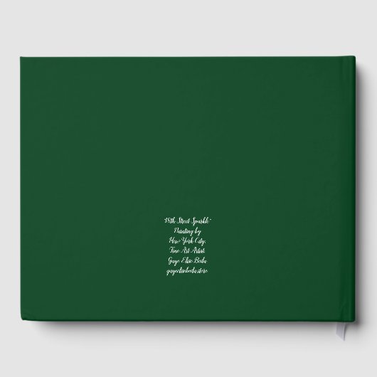 18th Street Sparkle Gastenboek (Achterkant)