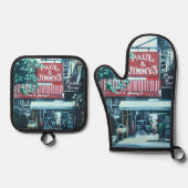 18th Street Sparkle Ovenwant & Pannenlap Set (Voorkant)