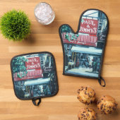 18th Street Sparkle Ovenwant & Pannenlap Set (Top down)