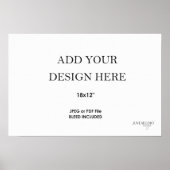 18x12" Landschap Art Print (Voorkant)