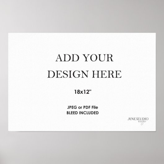 18x12" Landschap Art Print (Voorkant)