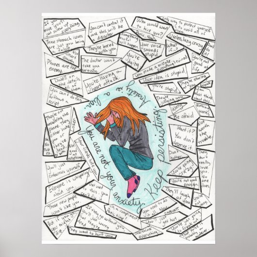 18x24 Houdbaarheid (angst) Poster (Voorkant)