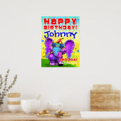 18x24-inch GiggleBellies Peanut Birthday Star-Post Poster (Keuken)