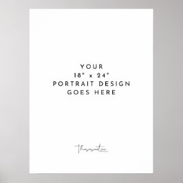18x24-inch portret, verticaal Sjabloon Poster