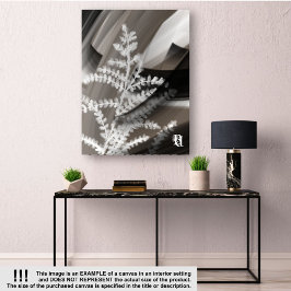 18x24"Terra’s Tender Whisper Abstract Brown Flower Canvas Afdruk