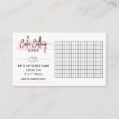 18x26 Bladtaart Snijinstructies 2x1 porties Informatiekaartje (Voorkant)