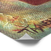 18x36 Allah Muhammad - Poster Islamitische Kunst (Hoek)