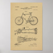 1900  brochure voor fietspatronen afdrukken poster (Voorkant)