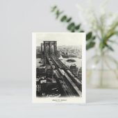 1900 Brooklyn Bridge Briefkaart (Staand voorkant)