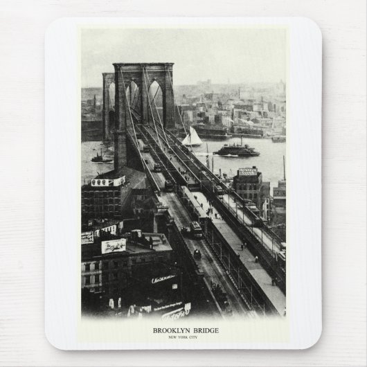 1900 Brooklyn Bridge Muismat (Voorkant)