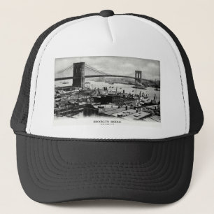 1900 Brooklyn Bridge Panorama Trucker Pet
