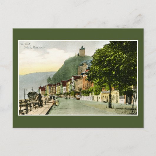 1900 Cochem Mosel Moselle, Duitsland Briefkaart (Voorkant)