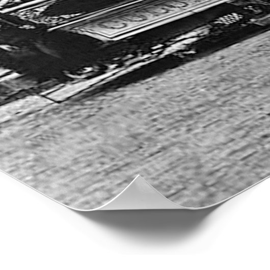 1900 Columbia Railway Trolley Poster (Hoek)