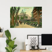 1900 Common and State House Boston MA Poster (Thuiskantoor)