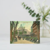 1900 Common and State House Boston MA Poster Briefkaart (Staand voorkant)