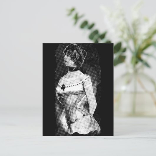 1900 Corset AD Briefkaart (Staand voorkant)