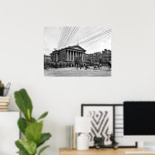 1900 Courthouse Nashville Tennessee Print (Thuiskantoor)