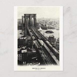 1900 de Brug van Brooklyn Briefkaart