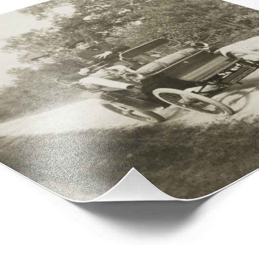 1900 de Dion Bouton Foto Afdruk (Hoek)