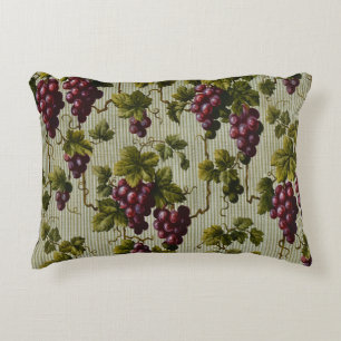 1900  druiven Fruit Botanische Design Accent Kussen