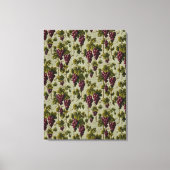 1900 druiven Fruit Botanische Design Canvas Afdruk (Voorkant)