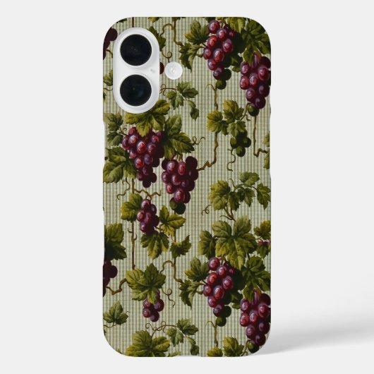 1900 druiven Fruit Botanische Design Case-Mate iPhone Case (Achterkant)