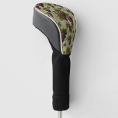1900  druiven Fruit Botanische Design Golfheadcover (Schuin)