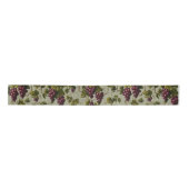 1900 druiven Fruit Botanische Design Satijnen Lint (Voorkant)