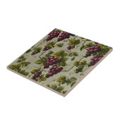 1900 druiven Fruit Botanische Design Tegeltje (Zijkant)