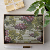 1900  druiven Fruit Botanische Design Tissuepapier (Geschenk)