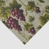 1900  druiven Fruit Botanische Design Tissuepapier (Detail)