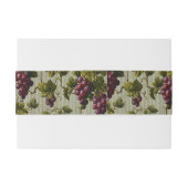 1900 druiven Fruit Botanische Design Uitnodigingen Wikkel (Achterkant Voorbeeld)