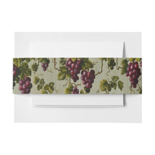 1900  druiven Fruit Botanische Design Uitnodigingen Wikkel
