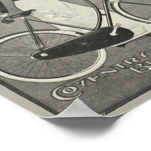 1900  fietsenRudge Whitworth en Art Poster (Hoek)