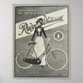 1900  fietsenRudge Whitworth en Art Poster (Voorkant)