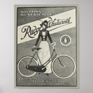 1900  fietsenRudge Whitworth en Art Poster