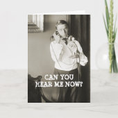  1900 FOTO TELEFOON MAN VERJAARDAG KAART PLEZIER (Voorkant)