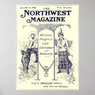 1900 Golf Magazine Afdrukken Poster
