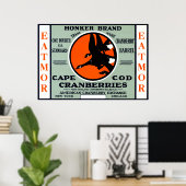 1900 Honker Brand Cranberries Poster (Thuiskantoor)