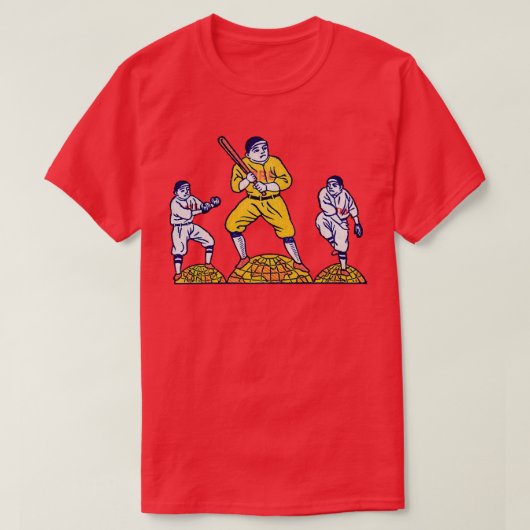 1900 Japanse honkbal T-shirt (Design voorkant)