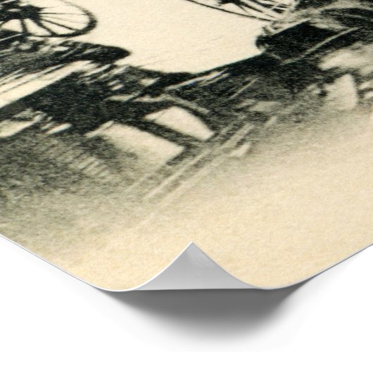 1900 London Royal Exchange en Bank of England Poster (Hoek)