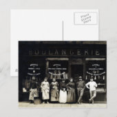 1900 Parijse Bakkerij Briefkaart (Voorkant / Achterkant)
