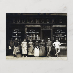1900 Parijse Bakkerij Briefkaart
