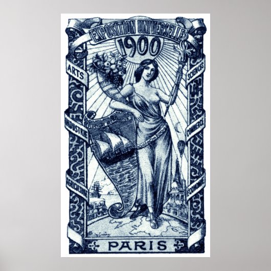 1900 Paris International Expo Poster (Voorkant)