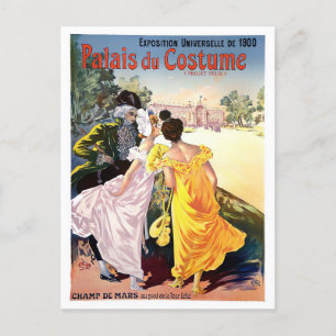 1900 Paris World Expo France vintage-reizen Briefkaart