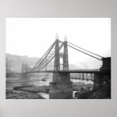 1900 Pointe Bridge Pittsburgh Pa. Poster (Voorkant)